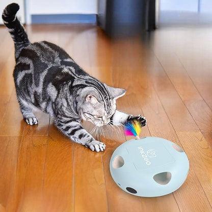 Jeux  Pour Chat - PlumeMagique™ - Bleu