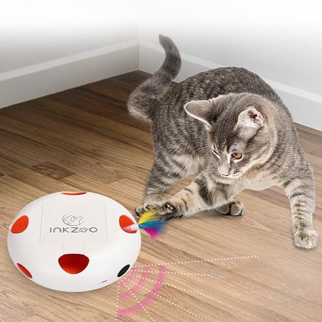 Jeux Pour Chat - PlumeMagique™ - Blanc