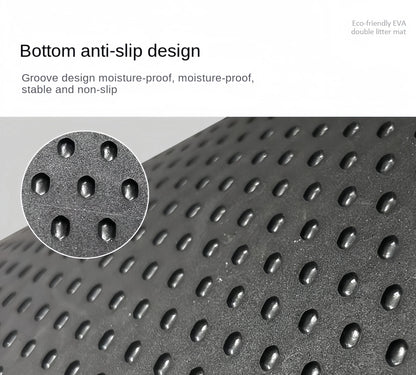 Large Double Cat Litter Mat Double Layer Waterproof Urine Proof Trapping Mat Easy to Clean Non-Slip Toilet Pad Cat Scratch Pad